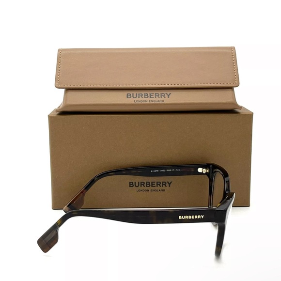 BURBERRY EVELYN BE2375 3002 Dark Havana / Demo Lens 51 Eyeglasses - Picture 4 of 5
